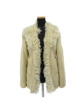 Loewe Mouton Coat Ivory 40
